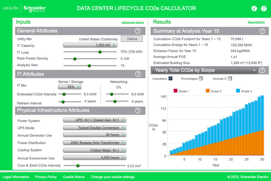 SCHNEIDER ELECTRIC UNVEILS CARBON CALCULATOR TO ASSESS FULL ENVIRONMENTAL FOOTPRINT OF DATA CENTRES